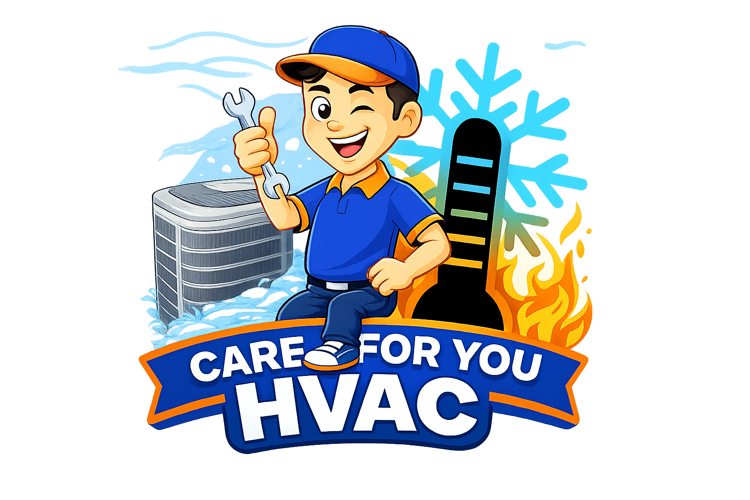 CareForYou HVAC Logo